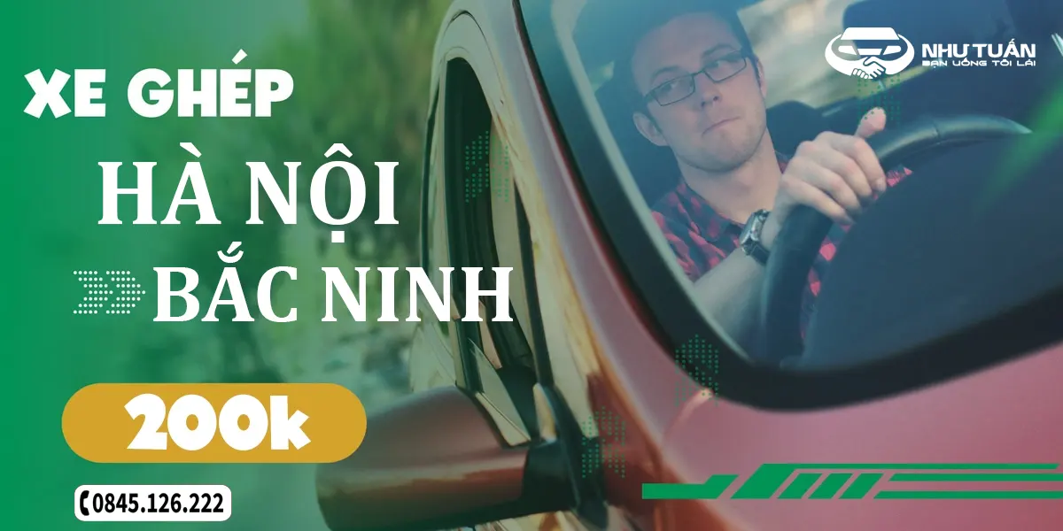 Dịch vụ xe ghép Hà Nội Bắc Ninh đón trả tận nơi, giá rẻ nhất thị trường.