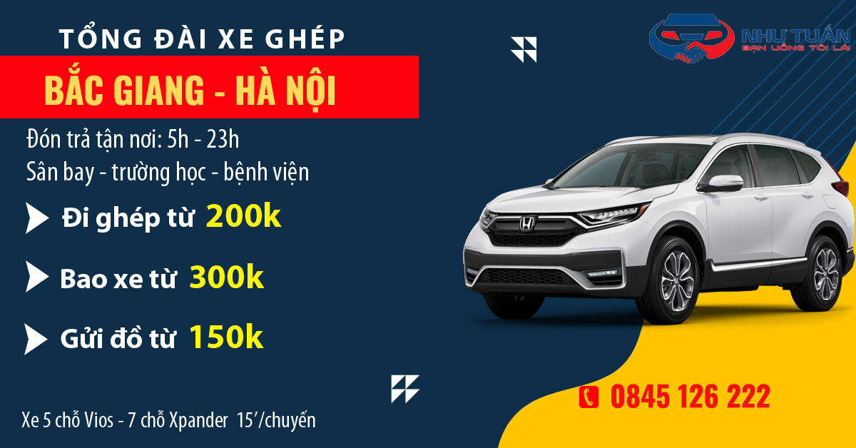Hình ảnh tin tức Xe ghép Bắc Giang - Hà Nội - Bắc Giang